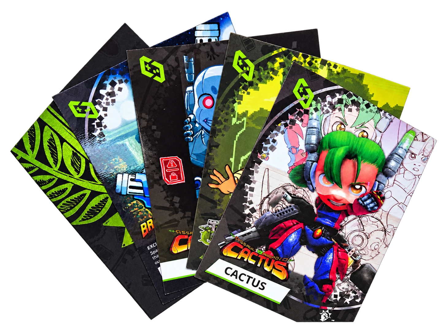 Fan of Assault Android Cactus collectible trading cards